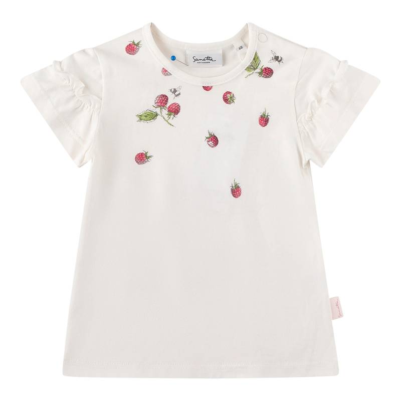 T-Shirt Himbeeren Rüschen von Sanetta Fiftyseven