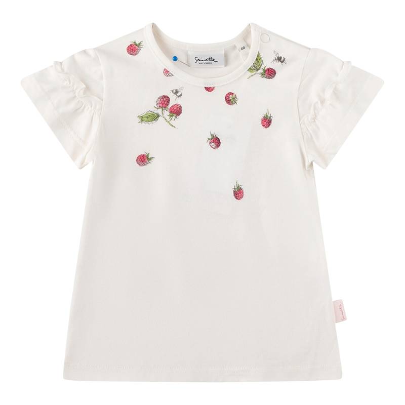 T-Shirt Himbeeren Rüschen von Sanetta Fiftyseven