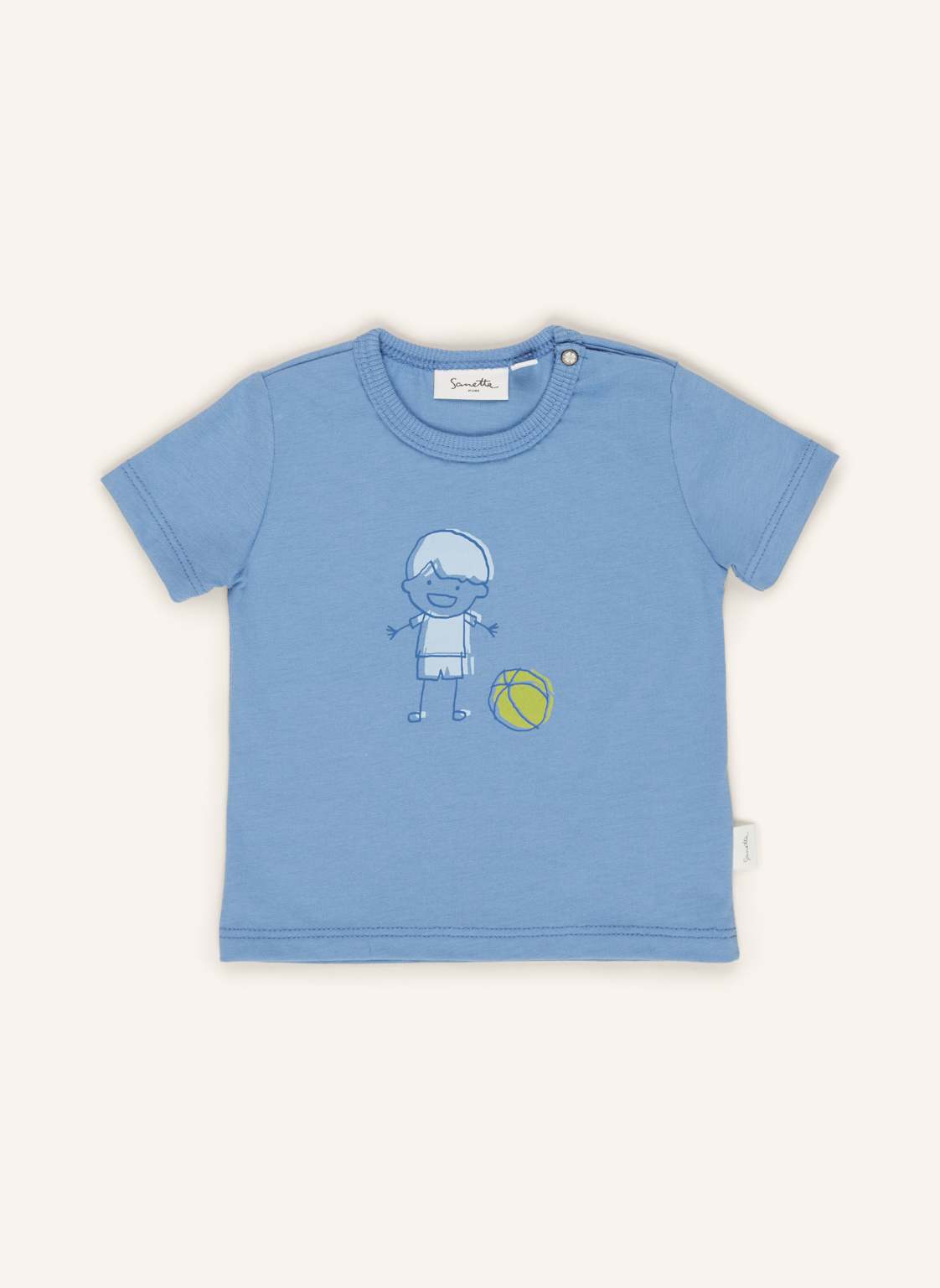 Sanetta Pure T-Shirt blau Sanetta Pure T-Shirt blau von Sanetta PURE
