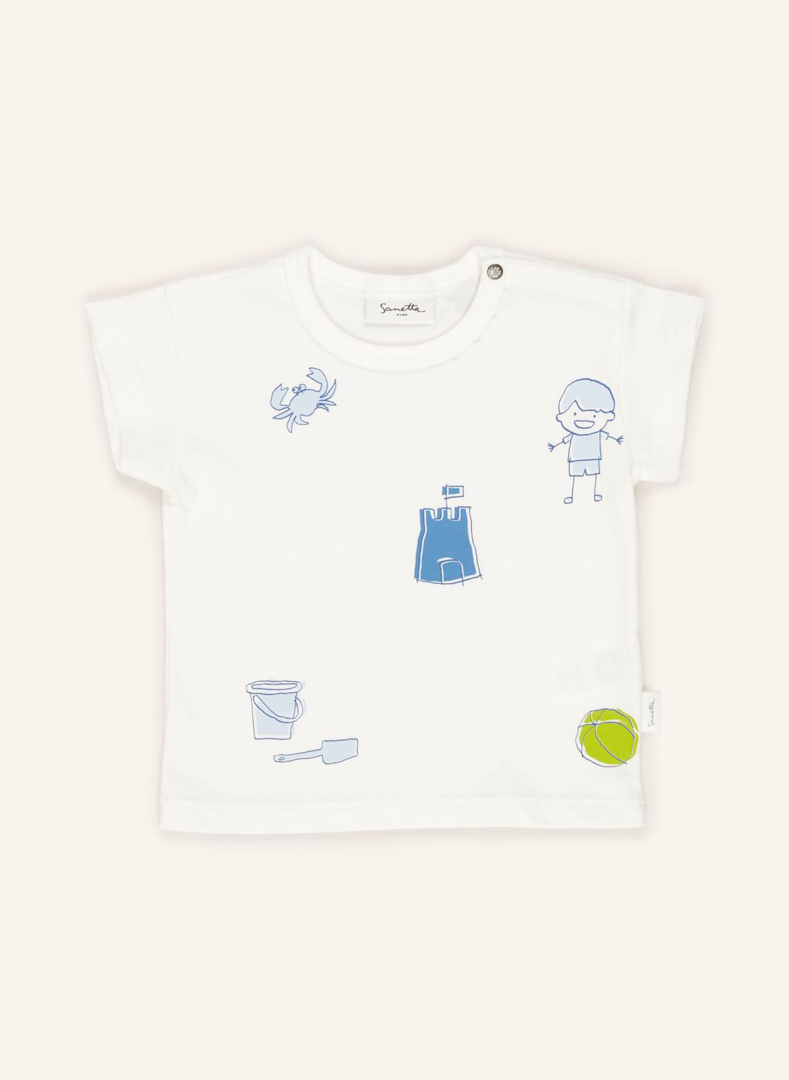 Sanetta Pure T-Shirt weiss Sanetta Pure T-Shirt weiss von Sanetta PURE