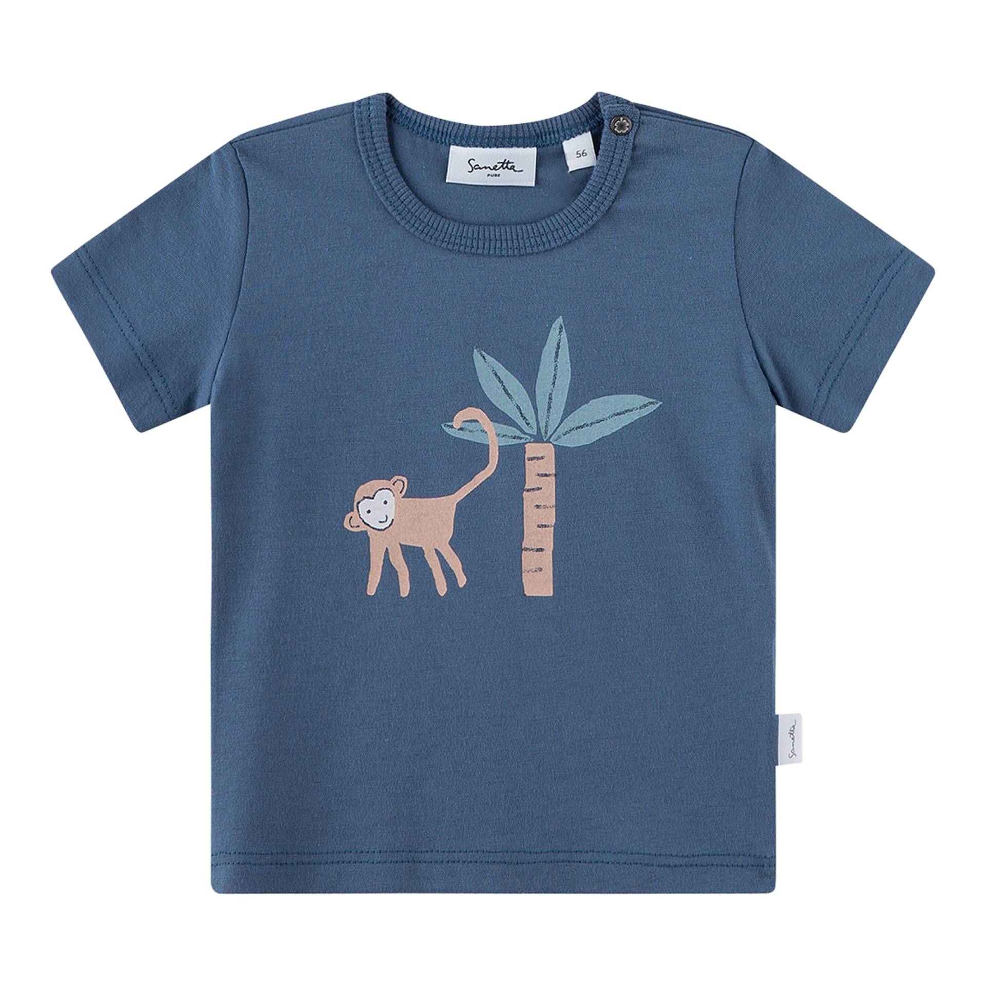 T-Shirt Affe Palme von Sanetta Pure