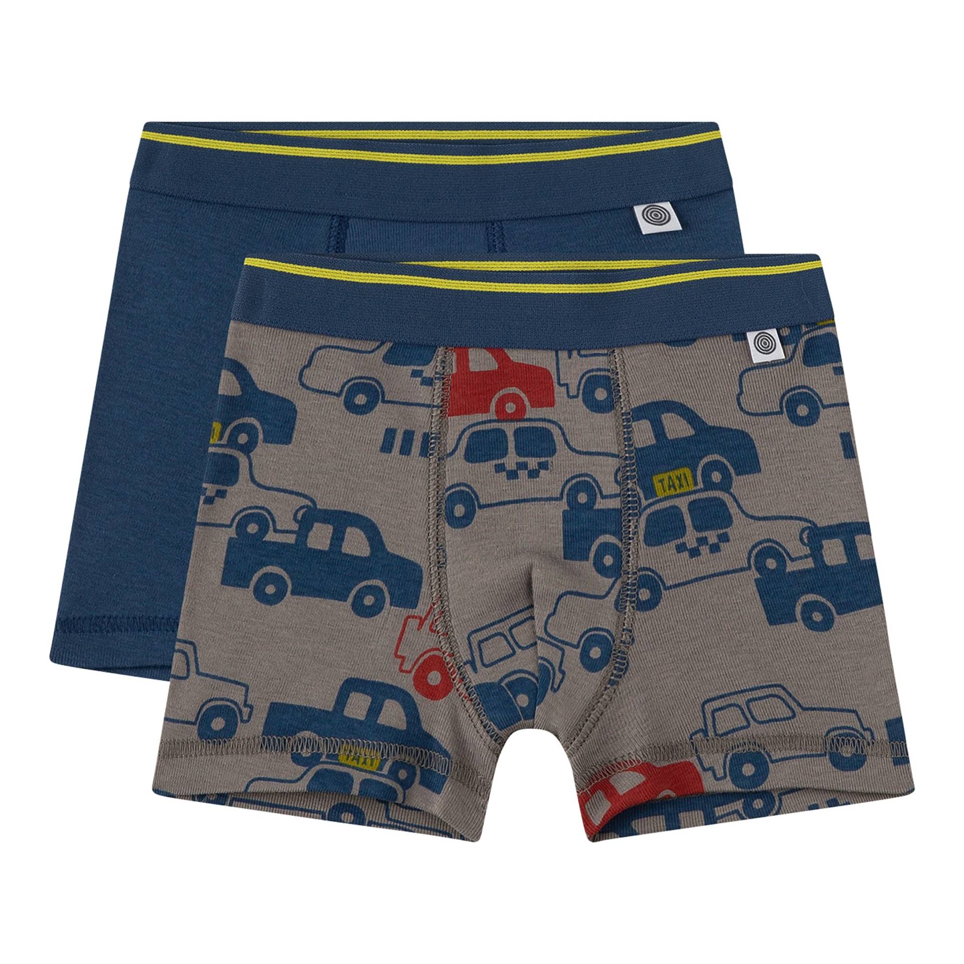 2er-Pack Boxershorts Fahrzeuge von Sanetta