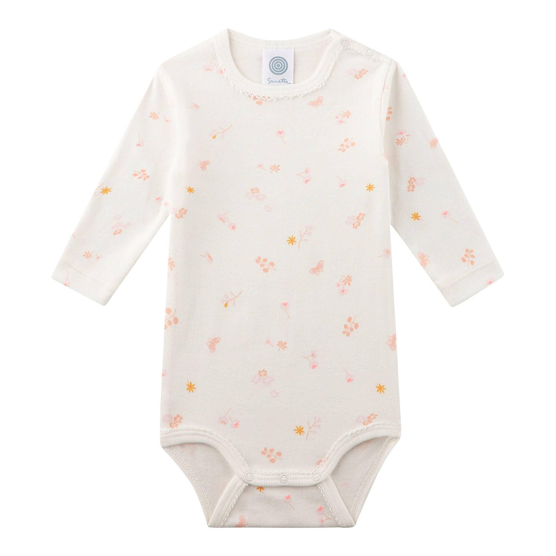 Body langarm Blumen Body langarm Blumen von Sanetta