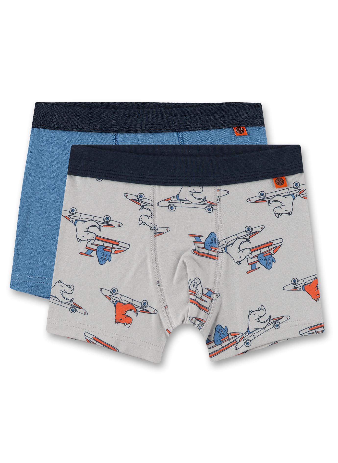 Jungen-shorts (doppelpack) Rhino Allover Jungen Multicolor 140 von Sanetta