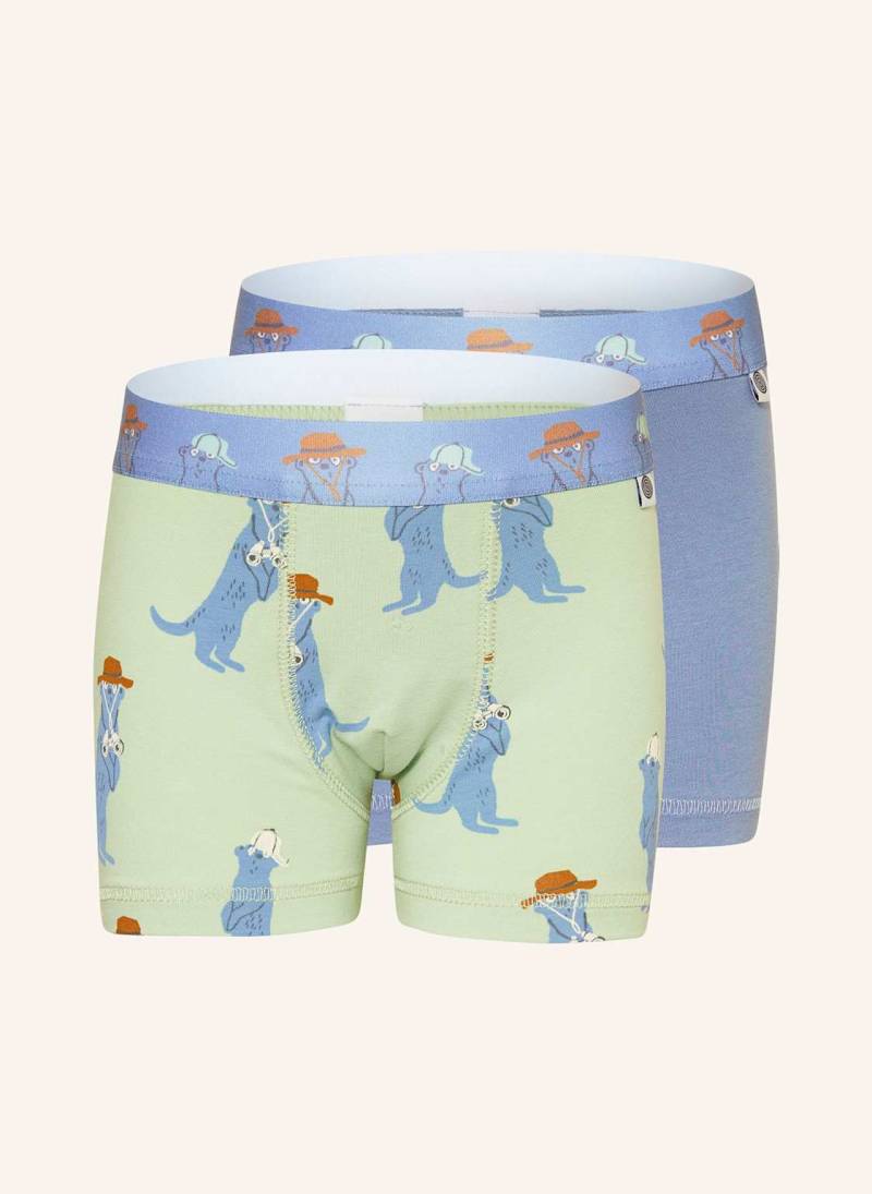 Sanetta 2er-Pack Boxershorts gruen von Sanetta