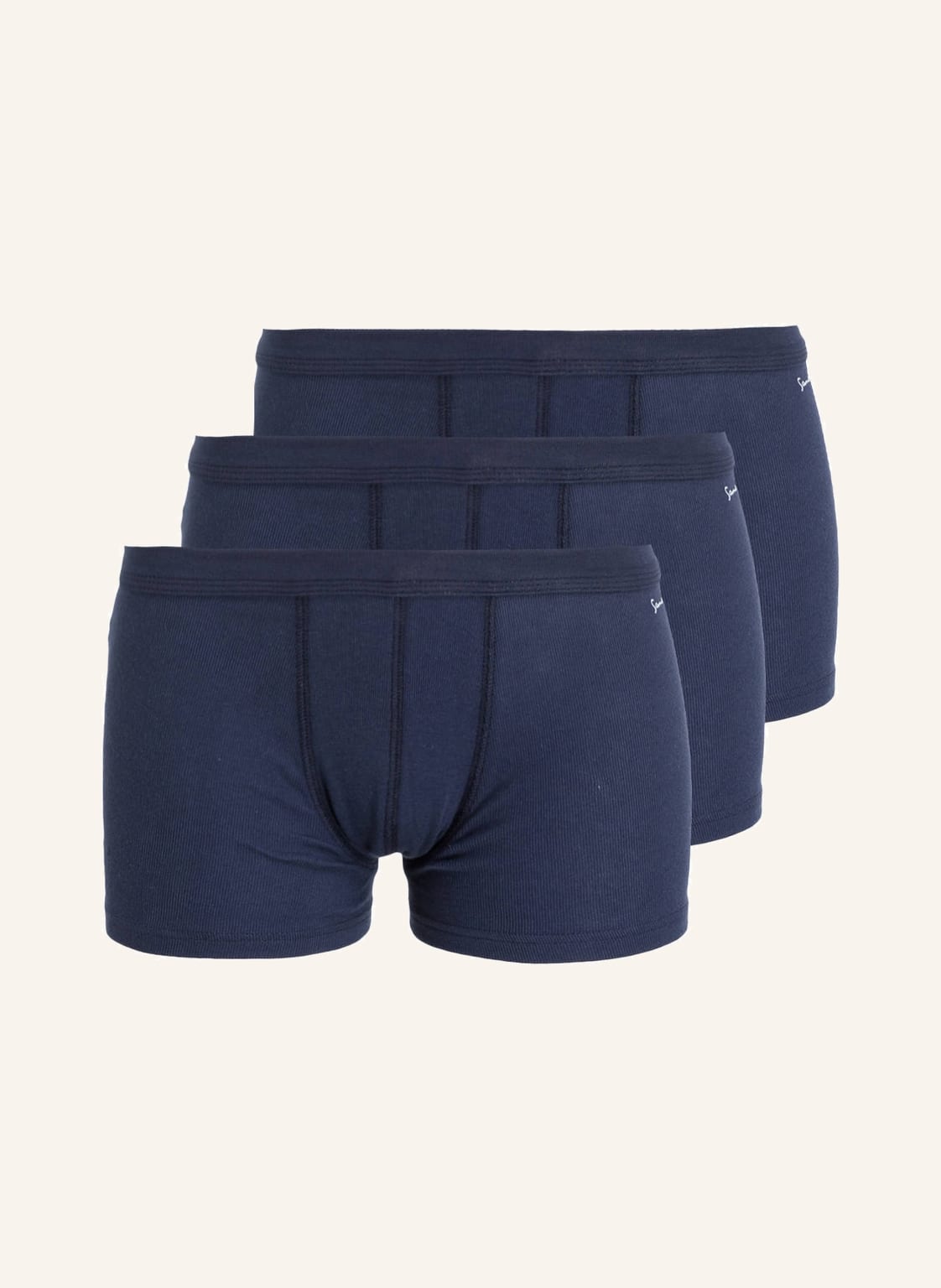 Sanetta 3er-Pack Boxershorts blau von Sanetta