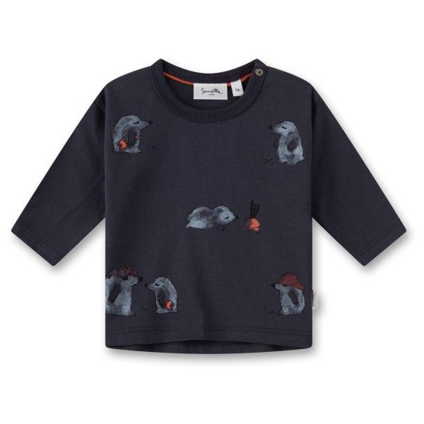 Sanetta - Baby Boy's Shirt Pure LT 2 - Longsleeve Gr 68 blau von Sanetta