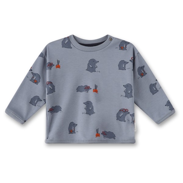 Sanetta - Baby Boy's Sweatshirt Pure Interlock - Pullover Gr 68;74;80;86;92 grau von Sanetta