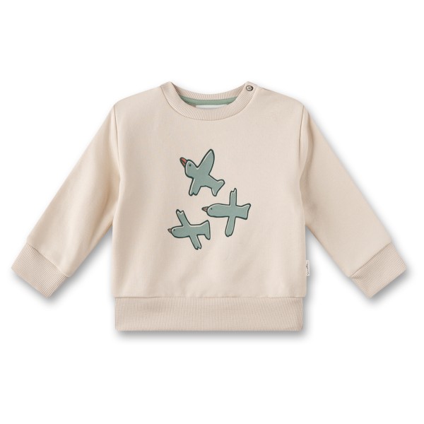 Sanetta - Baby Boy's Sweatshirt Pure LT 1 - Pullover Gr 68;74;80;86;92 beige;grün von Sanetta