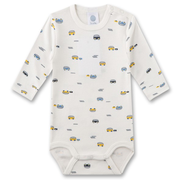 Sanetta - Baby Boys Modern Classic Body L/S - Alltagsunterwäsche Gr 68 weiß von Sanetta