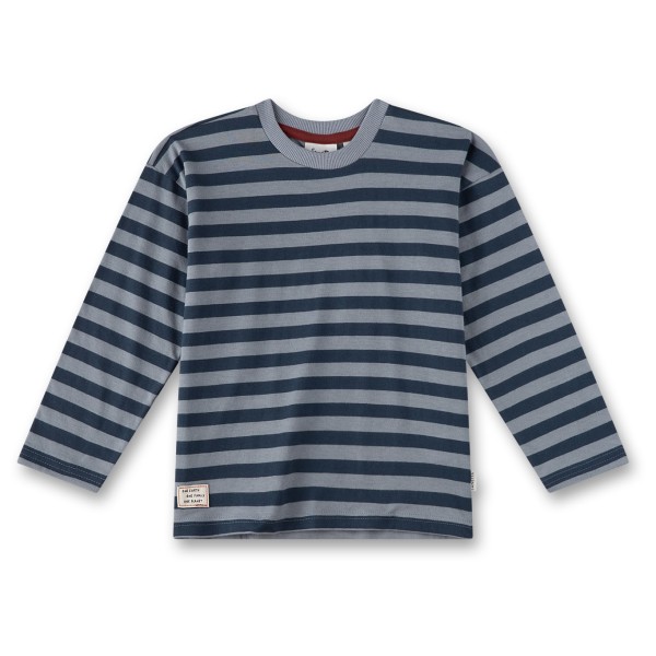 Sanetta - Baby & Kid Boy's Shirt Pure LT 2 - Longsleeve Gr 104 grau/blau von Sanetta