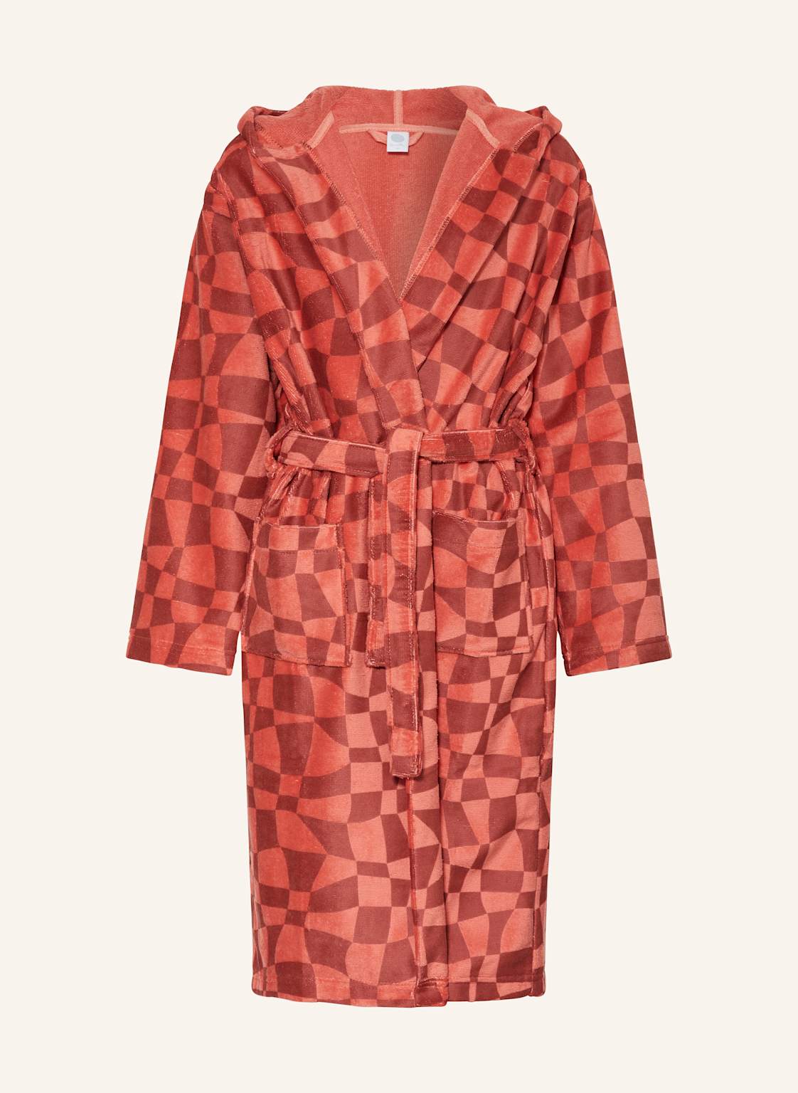 Sanetta Bademantel Mit Kapuze rot Sanetta Bademantel Mit Kapuze rot von Sanetta