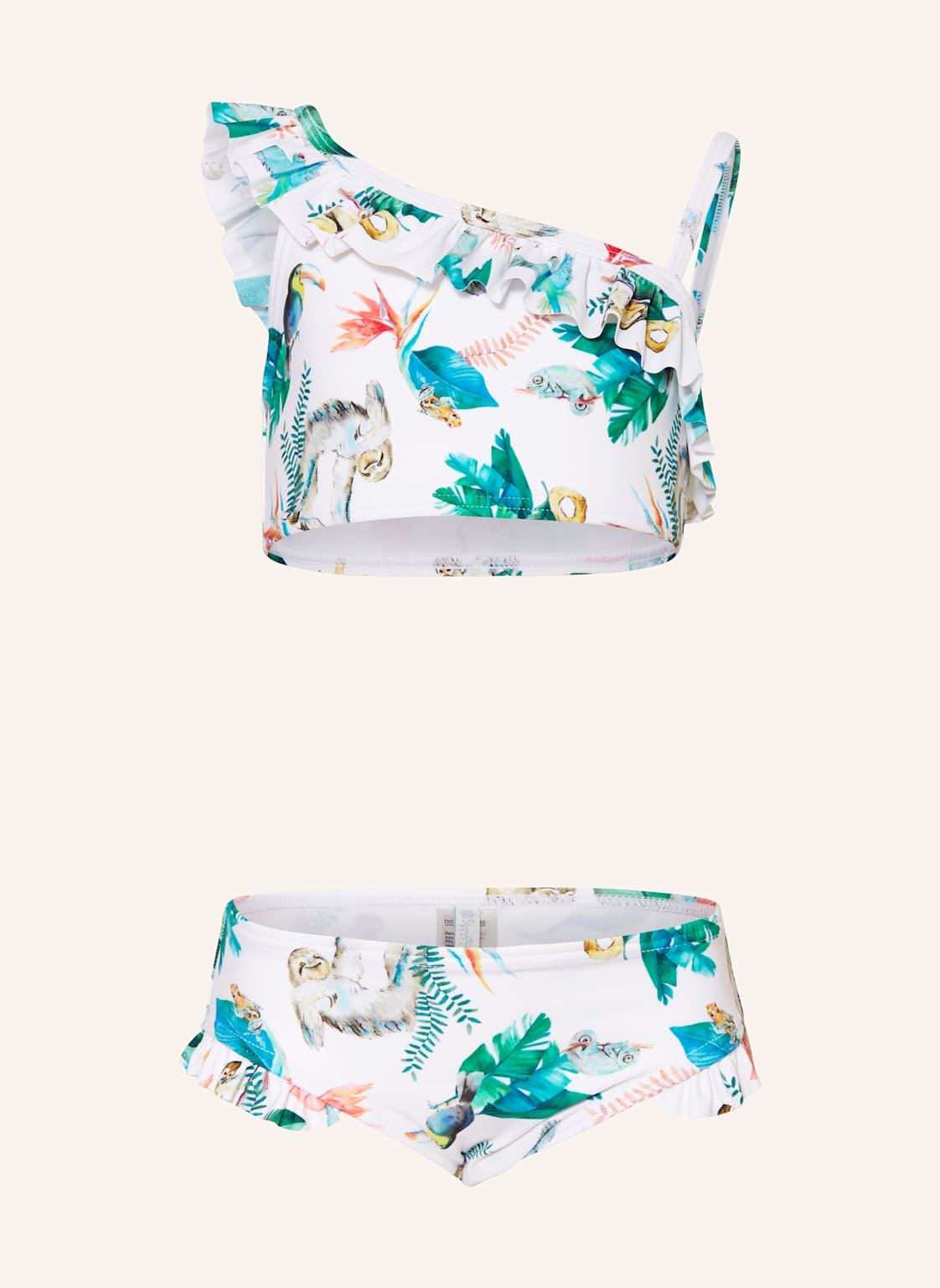 Sanetta Bustier-Bikini Mit Uv-Schutz 50+ weiss Sanetta Bustier-Bikini Mit Uv-Schutz 50+ weiss von Sanetta