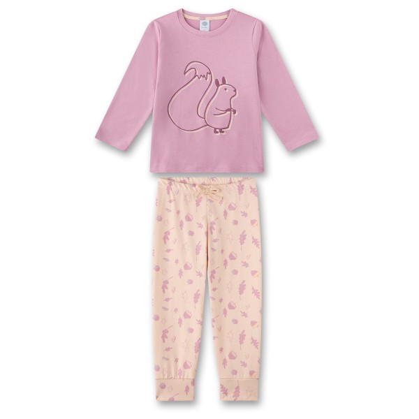 Sanetta - Girl Kid's Pyjama Long Motive San Pure - Alltagsunterwäsche Gr 104;116;128;140;92;98 rosa von Sanetta