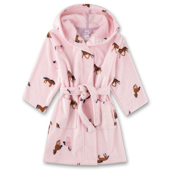 Sanetta - Kid's Bathrobe AOP - Bademantel Gr 104 rosa von Sanetta