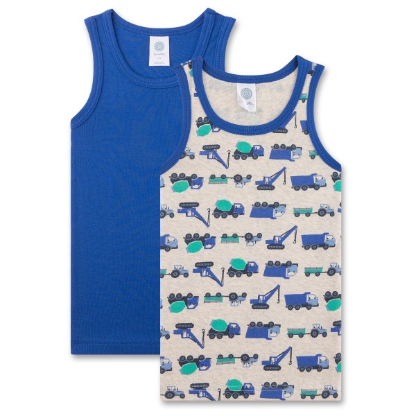 Sanetta - Kid's DP Shirt 336927+336928 - Alltagsunterwäsche Gr 116 blau von Sanetta
