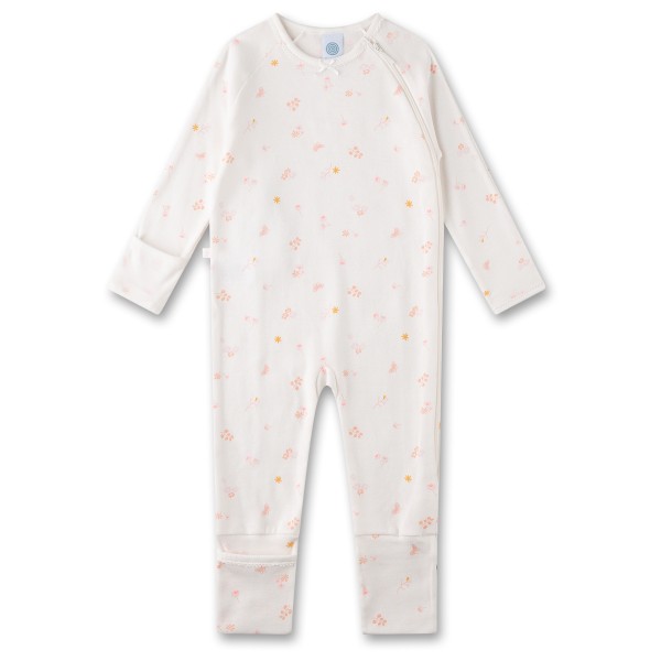 Sanetta - Kid's Overall Long AOP - Schlafanzug Gr 98 weiß von Sanetta