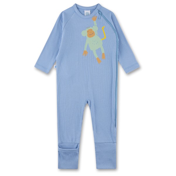 Sanetta - Kid's Overall Long Uni with Motif - Schlafanzug Gr 74 blau von Sanetta