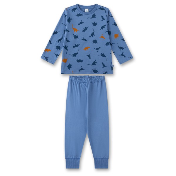 Sanetta - Kid's Pyjama Long AOP 233560 - Schlafanzug Gr 104;116;128;140;92;98 blau von Sanetta