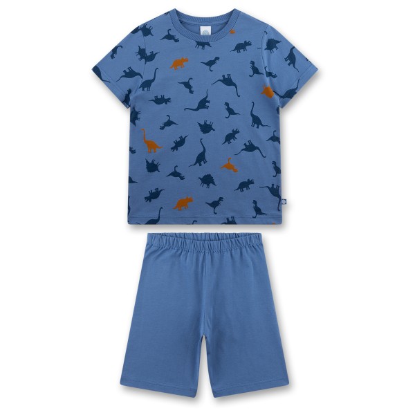 Sanetta - Kid's Pyjama Short AOP 233561 - Schlafanzug Gr 104;116;128;140;92;98 blau von Sanetta