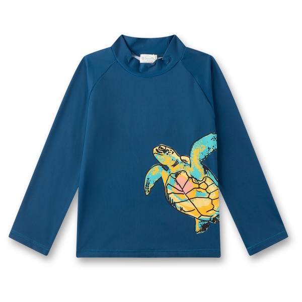 Sanetta - Kid's Rashguard L/S - Lycra Gr 104;116;128;140;92;98 blau von Sanetta