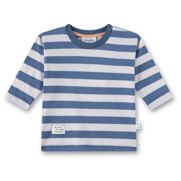 Sanetta - Kid's Shirt 11891 - Longsleeve Gr 104;110;116;122;128;140;92;98 grau;grün von Sanetta