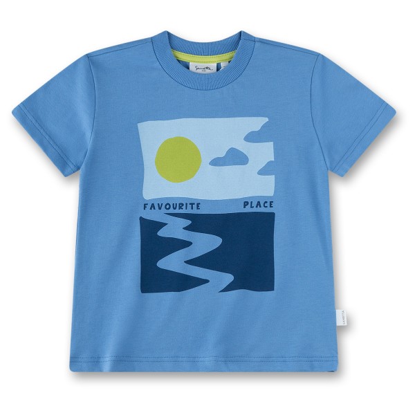 Sanetta - Kid's T-Shirt 11867 - T-Shirt Gr 110 blau von Sanetta