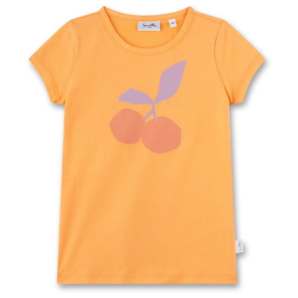 Sanetta - Kid's T-Shirt 11921 - T-Shirt Gr 128 orange von Sanetta