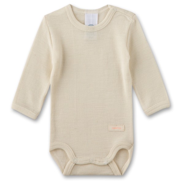 Sanetta - Kid's Wool Body L/S - Merinounterwäsche Gr 56/62 beige von Sanetta