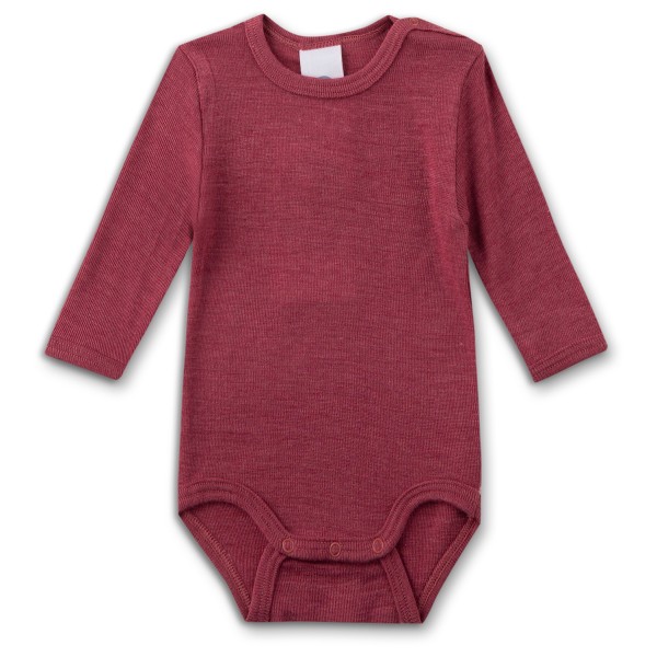 Sanetta - Kid's Wool Body L/S - Merinounterwäsche Gr 56/62 rot von Sanetta