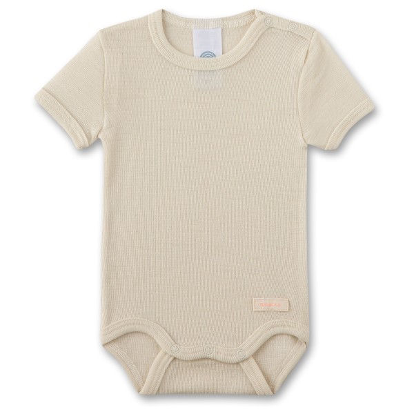 Sanetta - Kid's Wool Body S/S - Merinounterwäsche Gr 56/62 beige von Sanetta