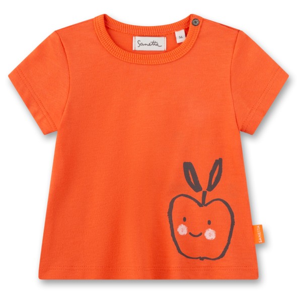 Sanetta - Pure Baby Girls Fancy T-Shirt - T-Shirt Gr 56;62;68;74;80;86;92 rosa;rot/orange von Sanetta