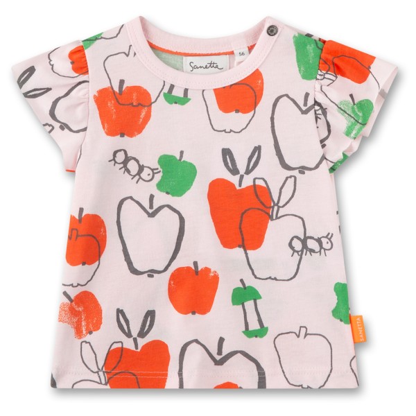 Sanetta - Pure Baby Girls Fancy T-Shirt - T-Shirt Gr 74 rosa von Sanetta