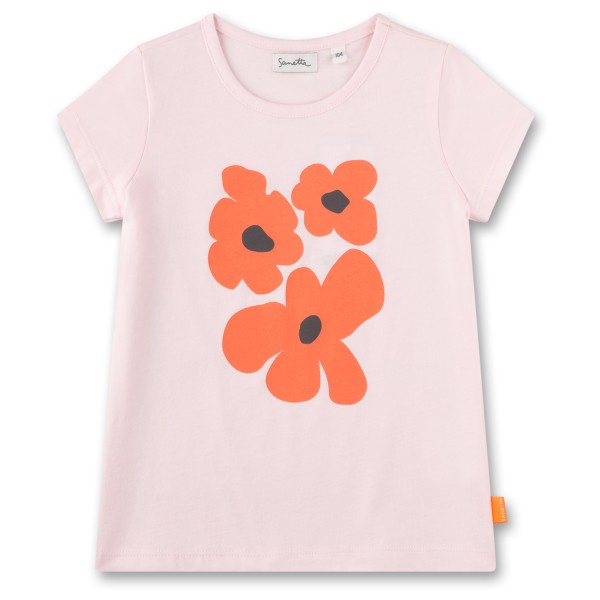 Sanetta - Pure Kids Girls Fancy T-Shirt - T-Shirt Gr 110 rosa von Sanetta