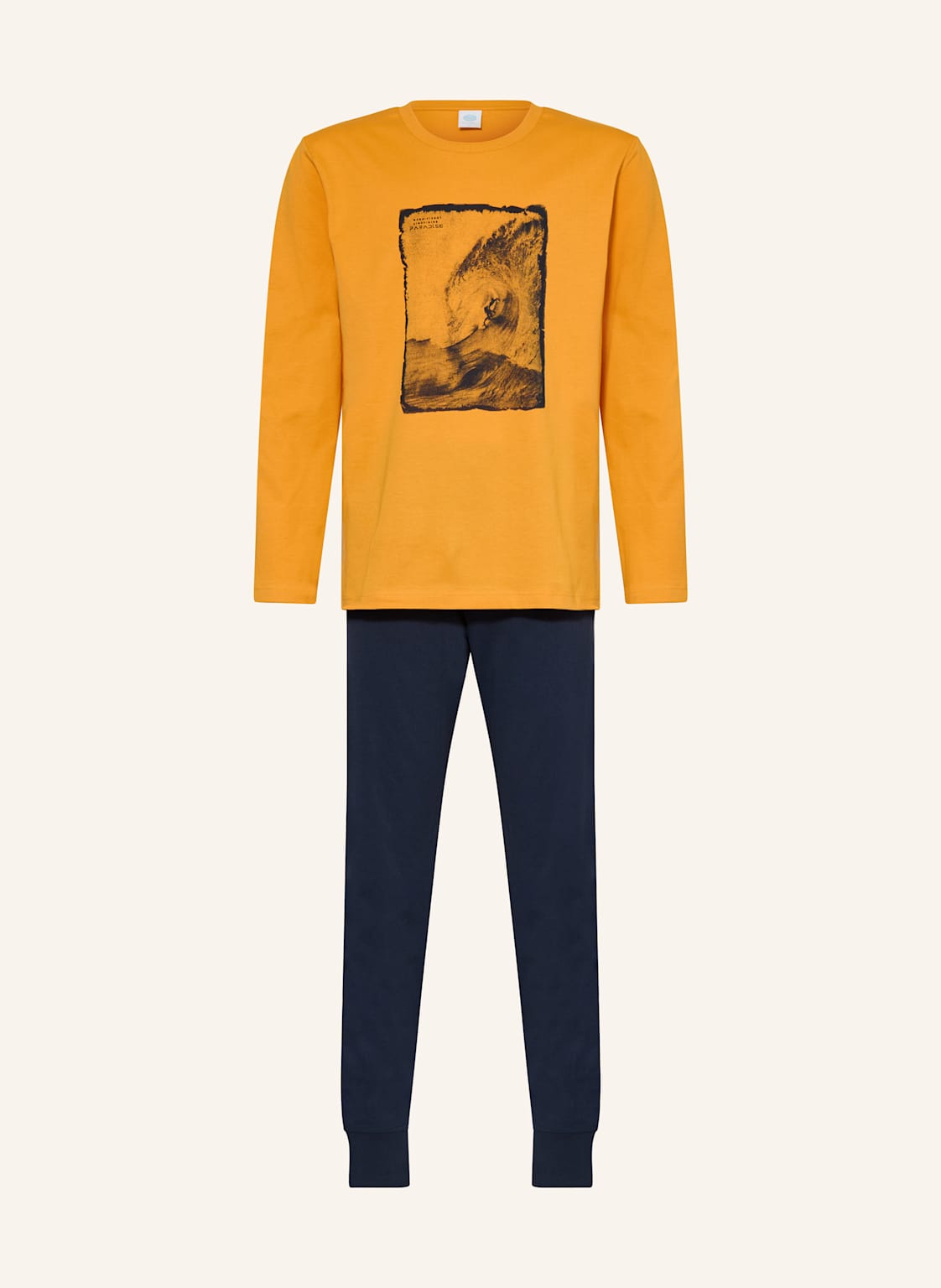Sanetta Schlafanzug orange Sanetta Schlafanzug orange von Sanetta