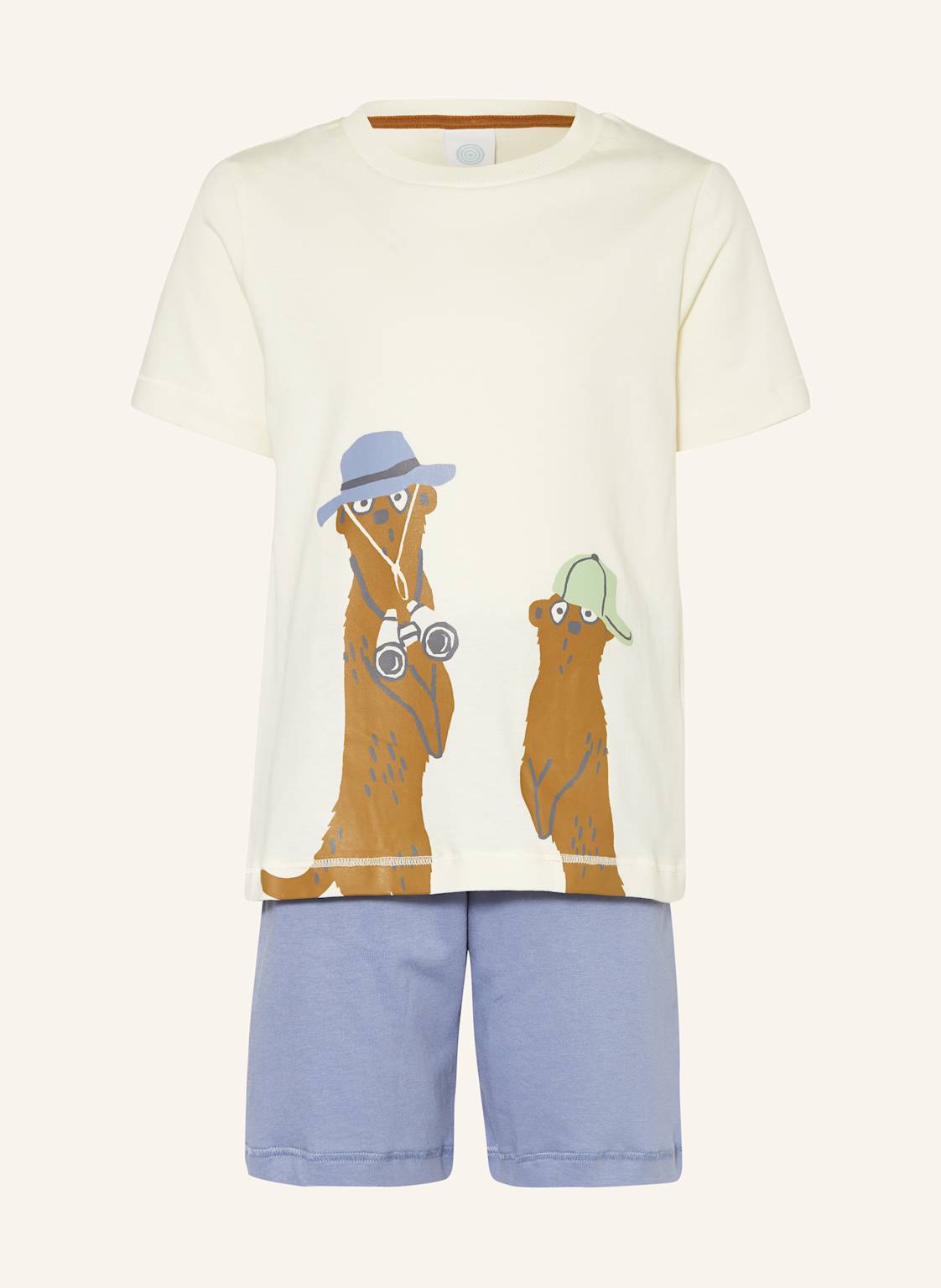 Sanetta Shorty-Schlafanzug blau Sanetta Shorty-Schlafanzug blau von Sanetta