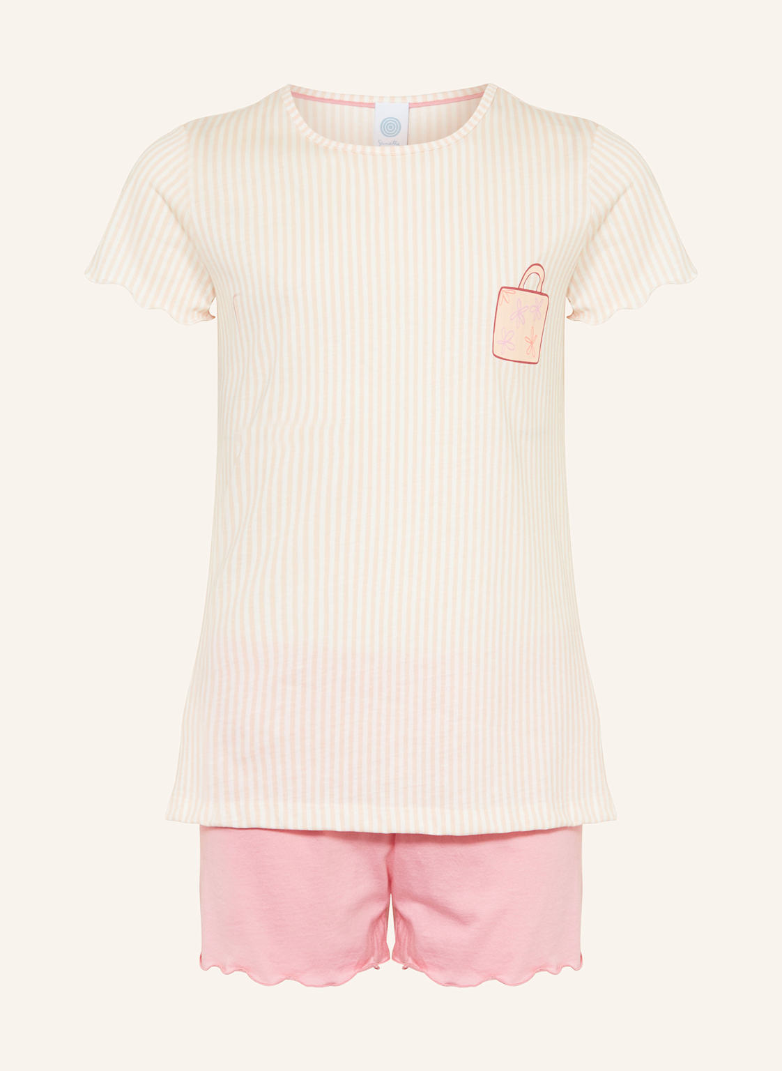 Sanetta Shorty-Schlafanzug orange Sanetta Shorty-Schlafanzug orange von Sanetta