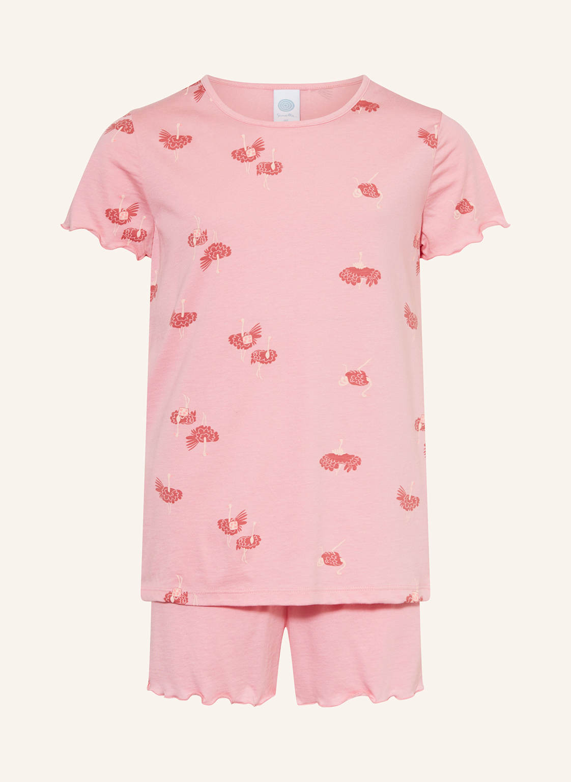 Sanetta Shorty-Schlafanzug rosa Sanetta Shorty-Schlafanzug rosa von Sanetta