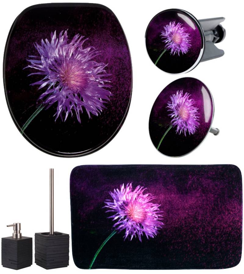 Sanilo Badaccessoire-Set »Purple Dust«, (Komplett-Set, 6 tlg.) von Sanilo