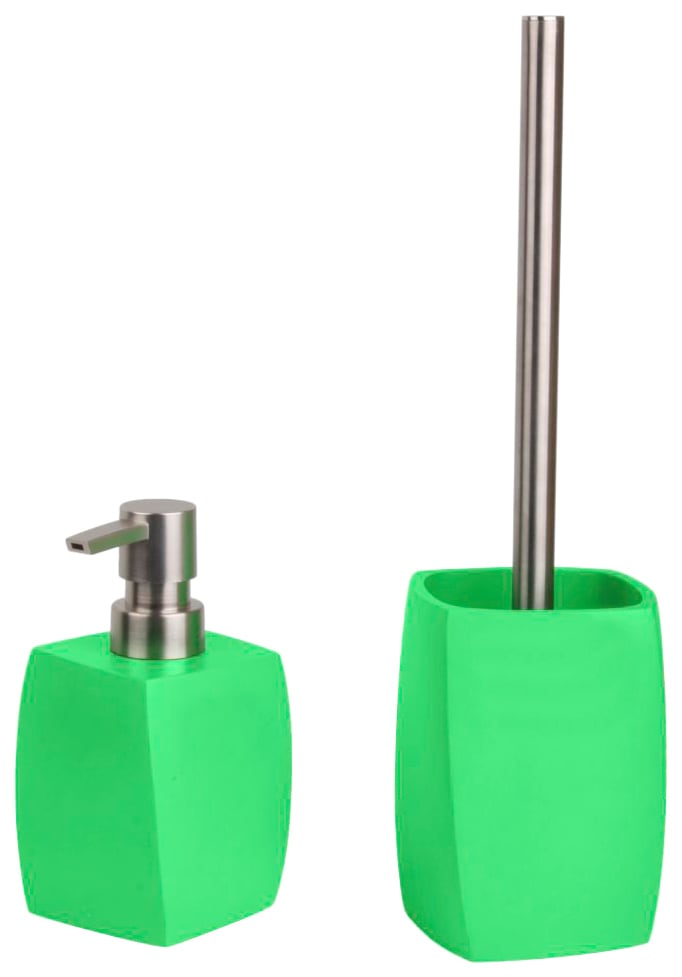 Sanilo Badaccessoire-Set »Wave Green«, (Kombi-Set, 2 tlg.), bestehend aus Seifenspender und WC-Bürste, matt von Sanilo