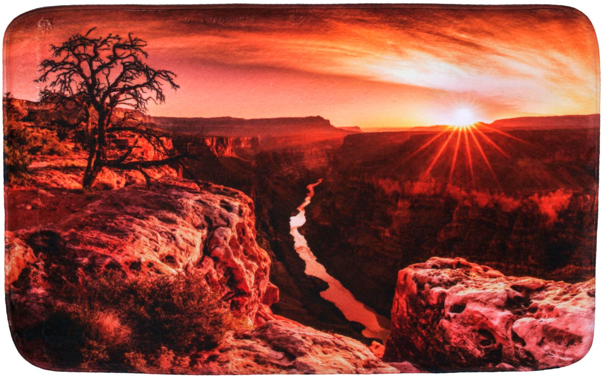 Sanilo Badematte »Grand Canyon«, Höhe 15 mm, schnell trocknend, Memory Schaum von Sanilo