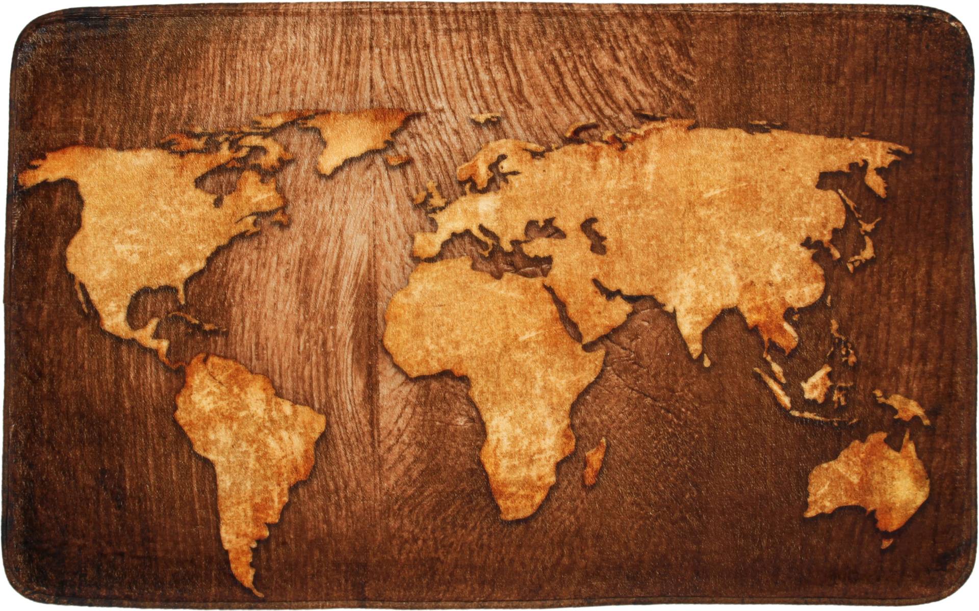 Sanilo Badematte »World Map«, schnell trocknend, Memory Schaum von Sanilo