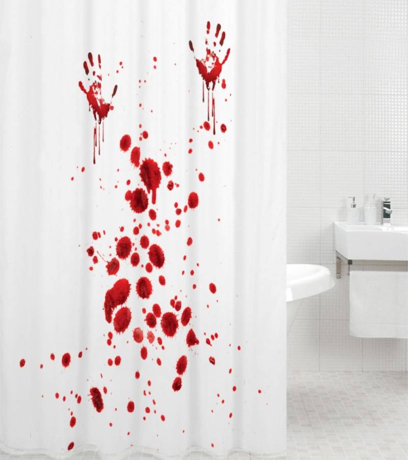 Sanilo Duschvorhang »Blood Hands«, Höhe 200 cm von Sanilo