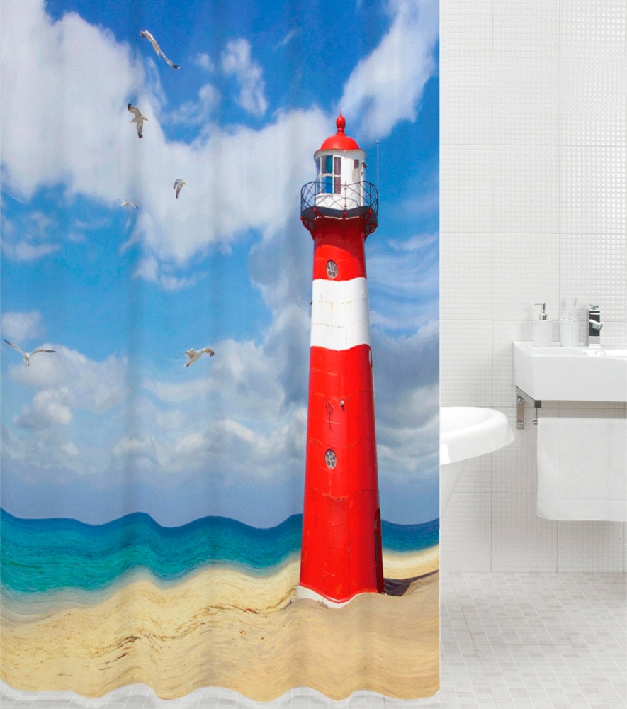 Sanilo Duschvorhang »Leuchtturm«, Höhe 200 cm Sanilo Duschvorhang »Leuchtturm«, Höhe 200 cm von Sanilo