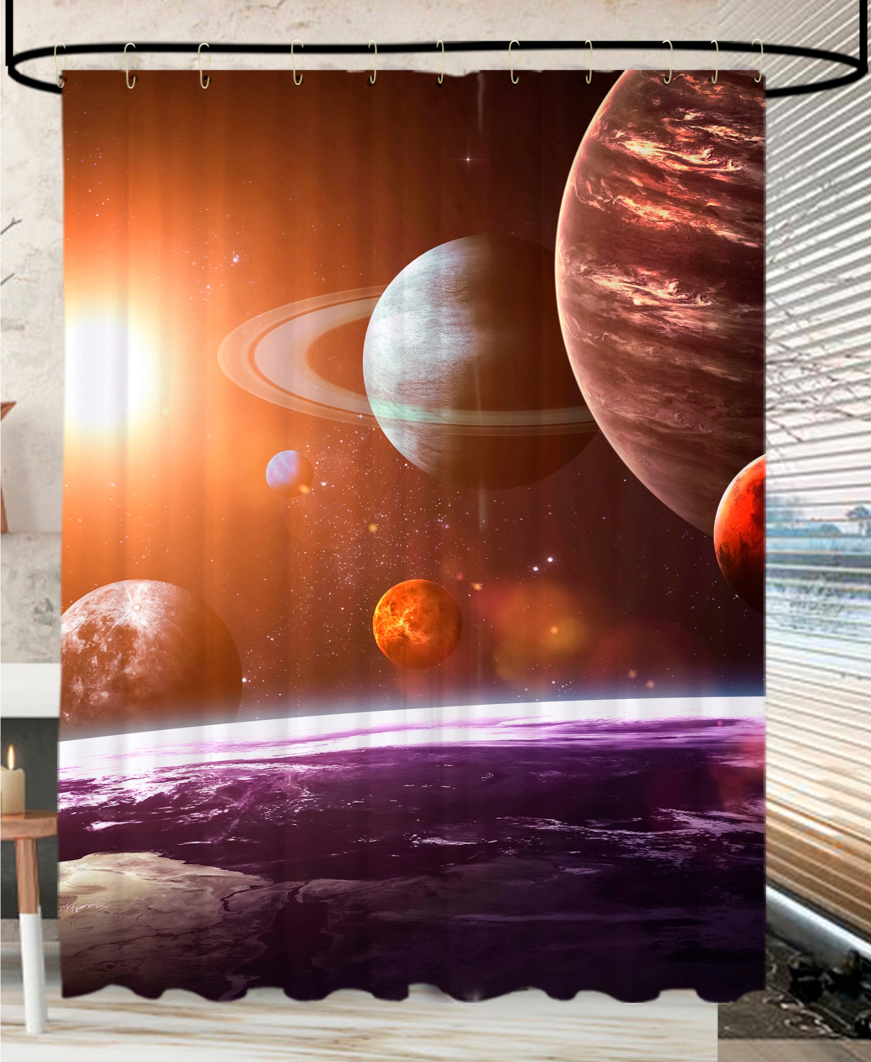 Sanilo Duschvorhang »Planeten«, Höhe 200 cm Sanilo Duschvorhang »Planeten«, Höhe 200 cm von Sanilo