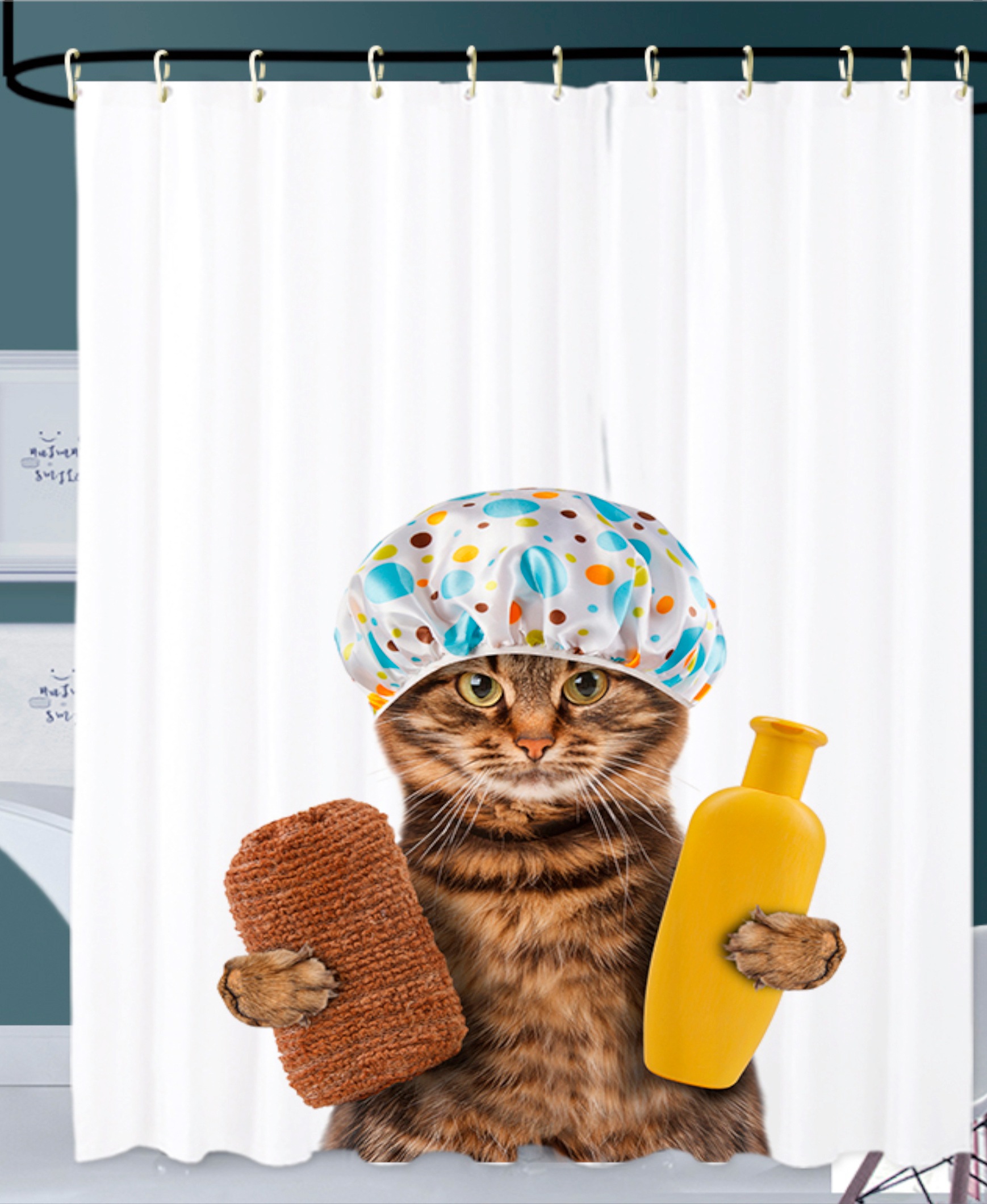 Sanilo Duschvorhang »Shower Cat«, Höhe 200 cm Sanilo Duschvorhang »Shower Cat«, Höhe 200 cm von Sanilo