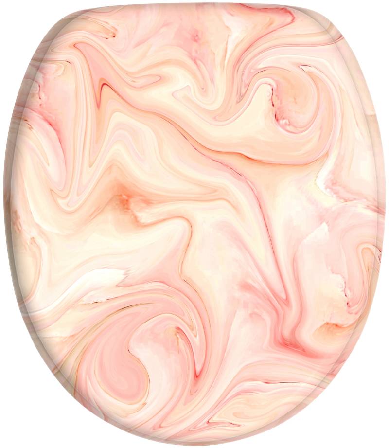 Sanilo WC-Sitz »Marmor Rosa«, mit Absenkautomatik, BxL: 37,7 x 42,0 - 47,0 cm Sanilo WC-Sitz »Marmor Rosa«, mit Absenkautomatik, BxL: 37,7 x 42,0 - 47,0 cm von Sanilo