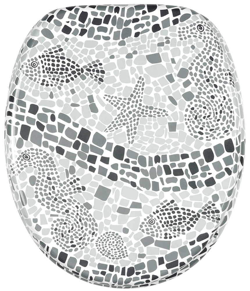 Sanilo WC-Sitz »Mosaic World Grey« von Sanilo