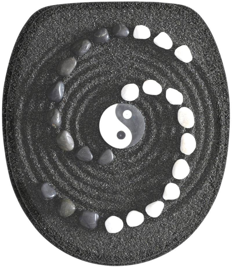 Sanilo WC-Sitz »Yin Yang«, mit Absenkautomatik, BxL: 37,7 x 42,0 - 47,0 cm von Sanilo