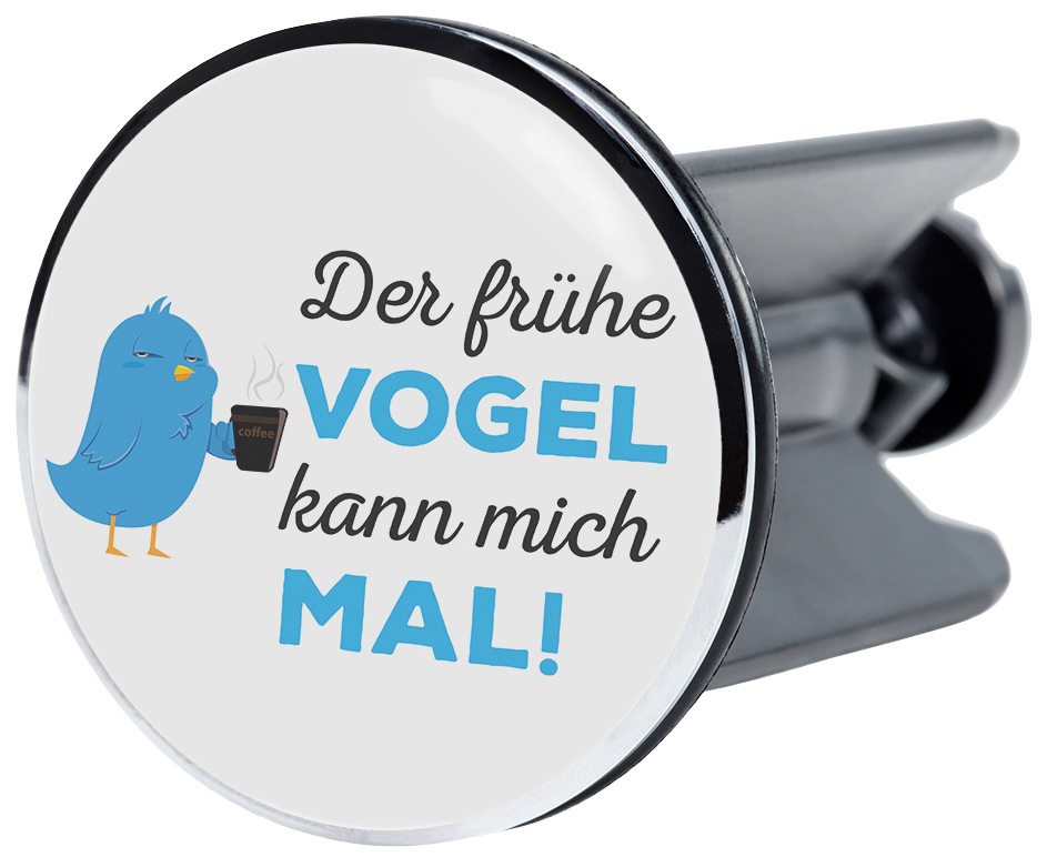 Sanilo Waschbeckenstöpsel »Der frühe Vogel…«, Ø 4 cm Sanilo Waschbeckenstöpsel »Der frühe Vogel…«, Ø 4 cm von Sanilo